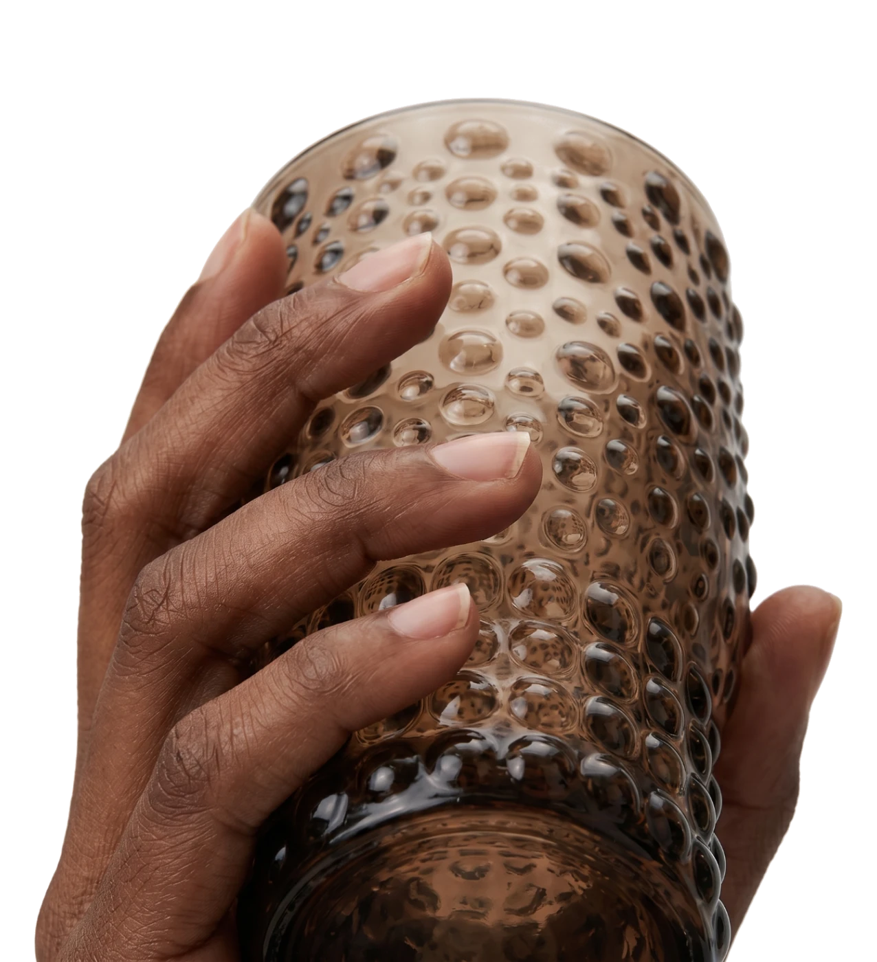 SiO₂ cradled in the palm