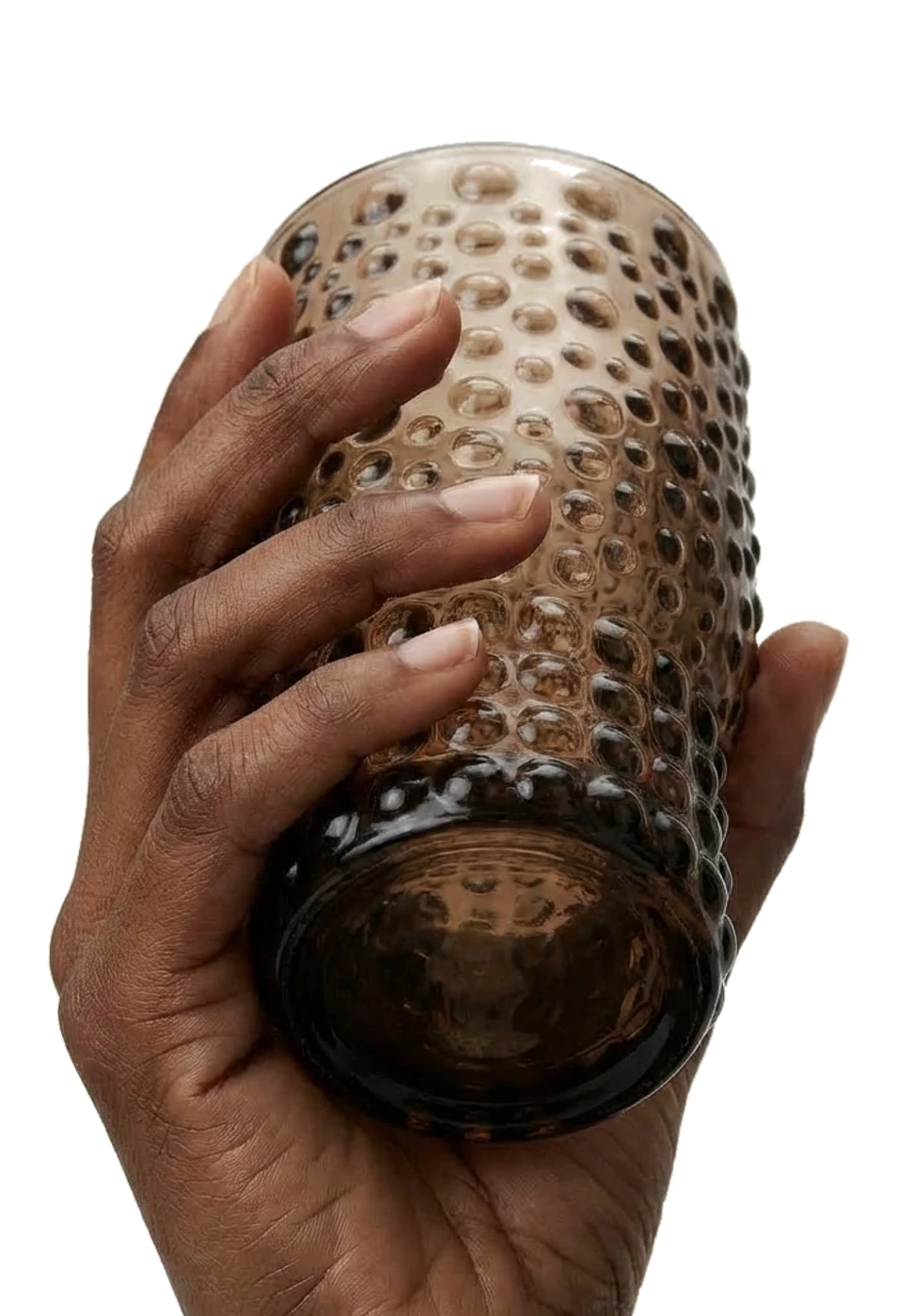 SiO₂ held from beneath